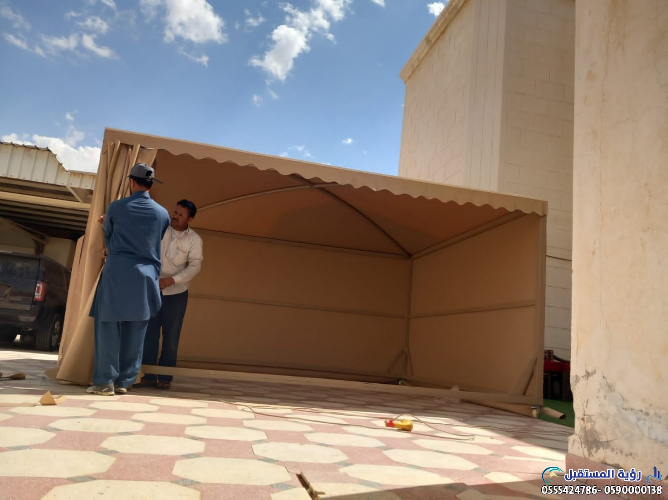 تركيب مظلات قماشية بالمملكه السعودية بجودتها العالية وأنواعها المتعددة