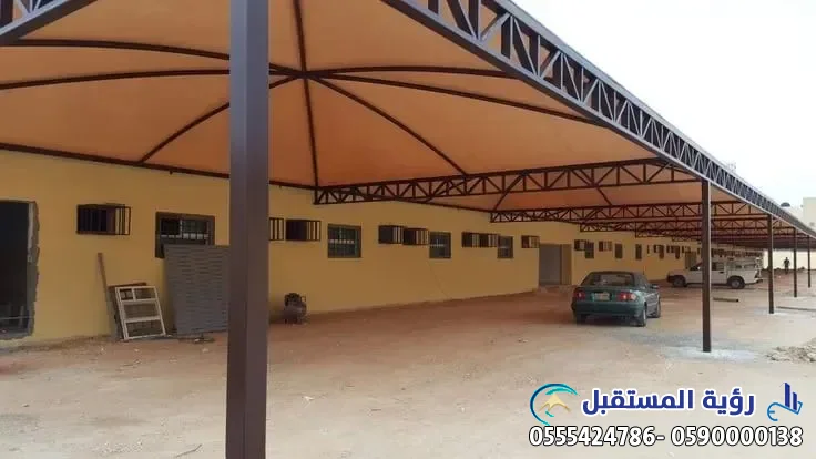 تركيب مظلات بأشكال وأحجام مختلفة بالسعوديه