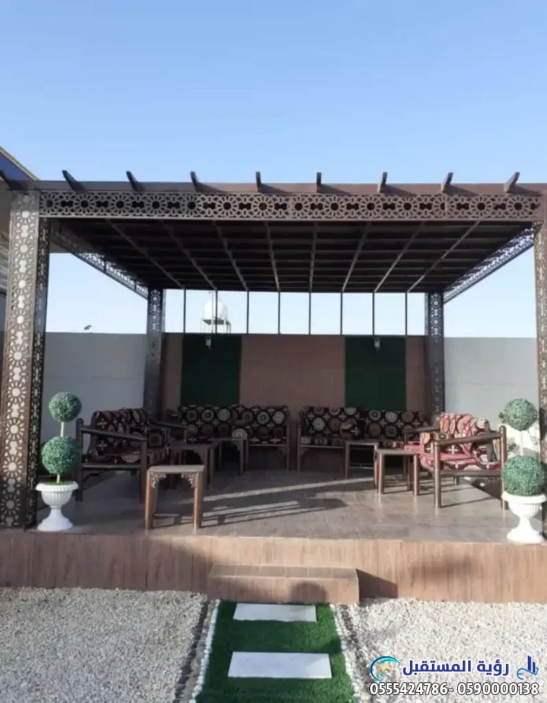 تركيب برجولات خشبيه في السعودية