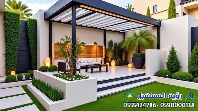 برجولات جلسات خارجية للحدائق والأسطح – راحة وأناقة في مكان واحد بالمملكة